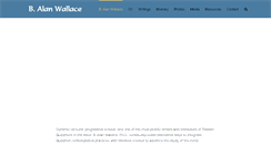 Desktop Screenshot of alanwallace.org